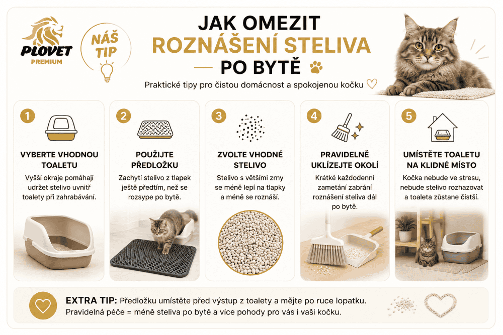 Plovet Tipy pro čistou domácnost s kočkou